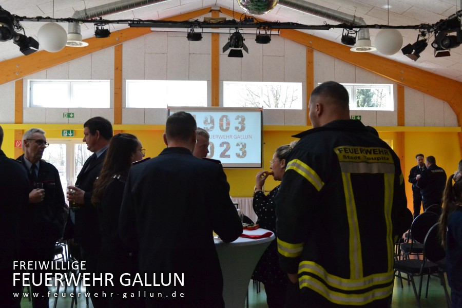 120 Jahre Feuerwehr Gallun - Geburtstagsbrunch